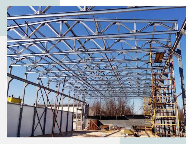 Строительство цехов в Энгельс от 640 руб. под ключ