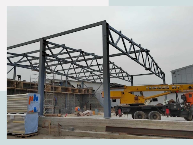 Строительство цехов в Энгельс