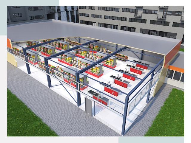 Строительство магазинов в Энгельс от 640 руб. за м²