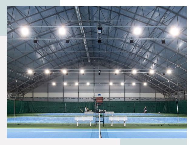 Строительство теннисных кортов в Энгельс от 640 руб.