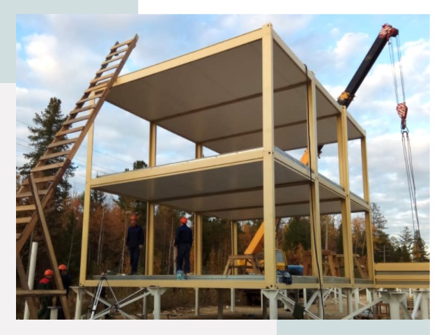 Строительство модульных здания Энгельс