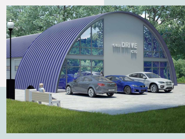 Монтаж ангаров и металлоконструкций от 640 руб.