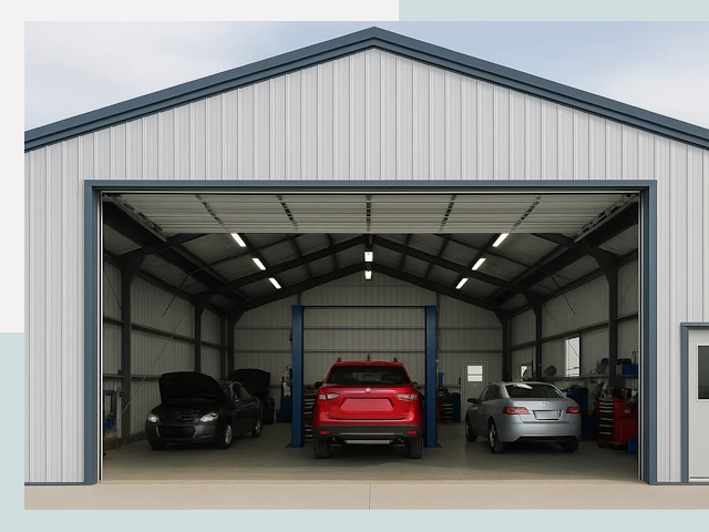 Ангары из сэндвич панелей от 640 руб. в Энгельс