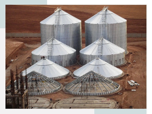 Строительство зерновых силосов в Энгельс