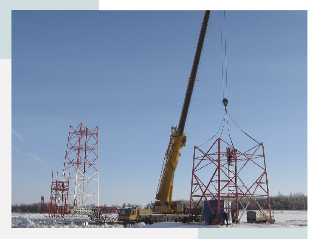 Монтаж вышек связи в Энгельс