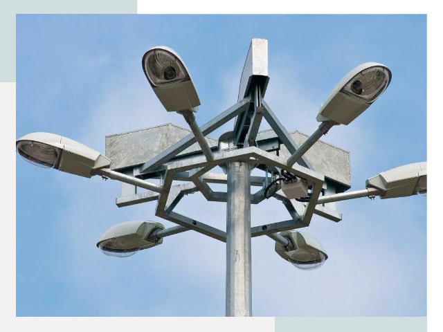 Монтаж осветительных мачт в Энгельс