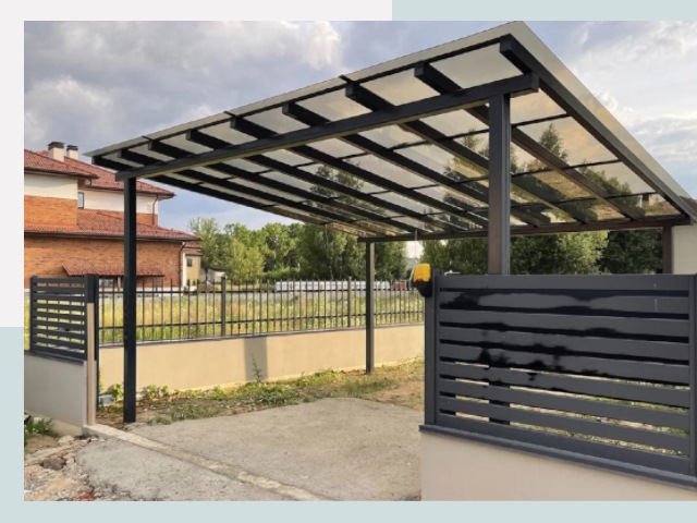 Металлические навесы в Энгельс от 640 руб. за м²