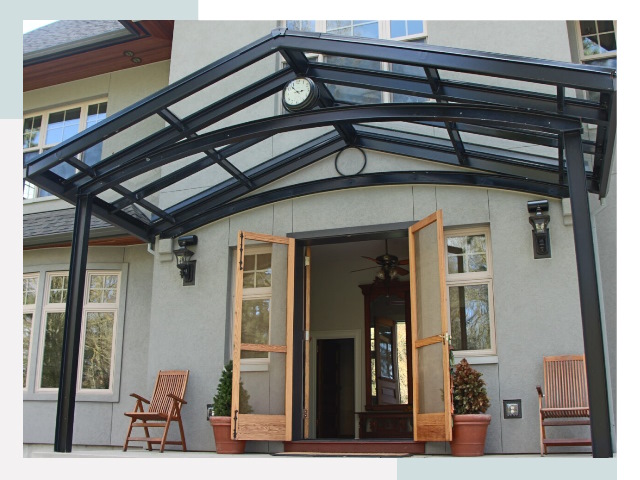 Козырьки металлические в Энгельс