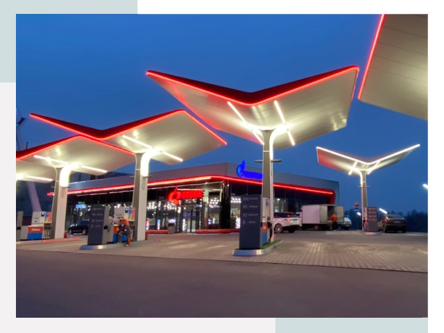 Навесы для АЗС в Энгельс