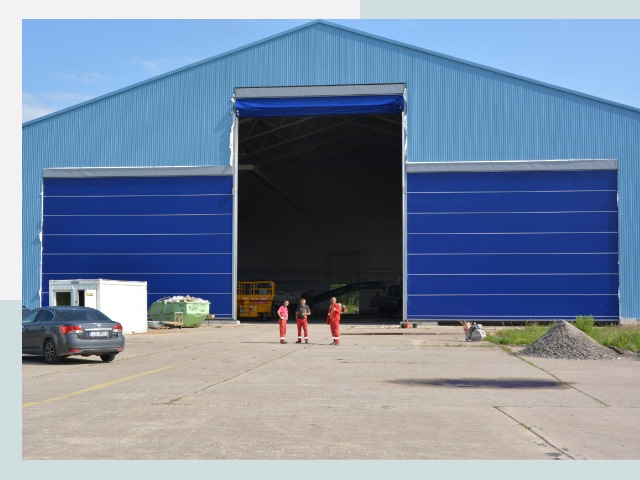 Ангарные ворота в Энгельс от СтальСтрой-Энг по цене 640 руб.