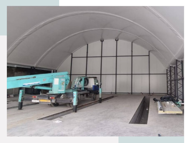 Внутреннее оснащение ангаров в Энгельс