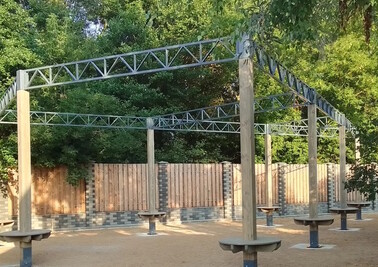 Терраса из металлоконструкций под ключ, проектирование, изготовление и монтаж от СтальСтрой-Энг